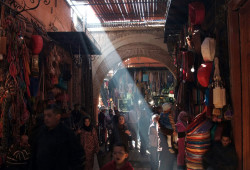 Fotos dos zocos de Marrakech